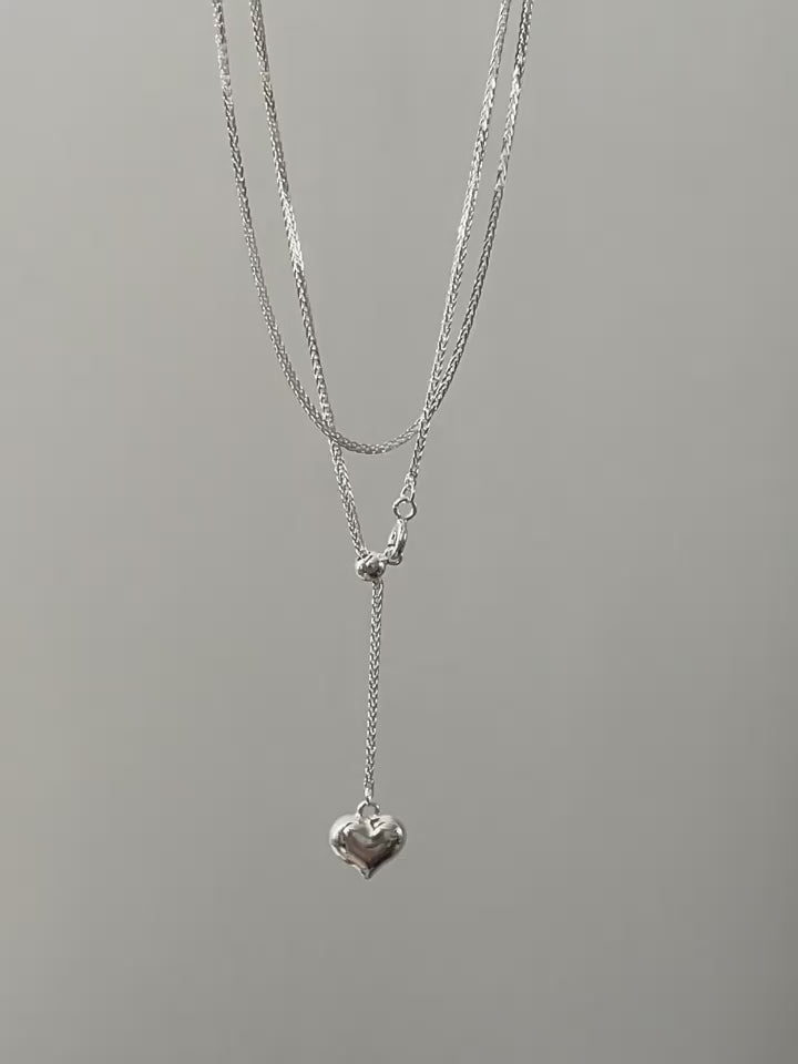 Long Line Heart Pendant