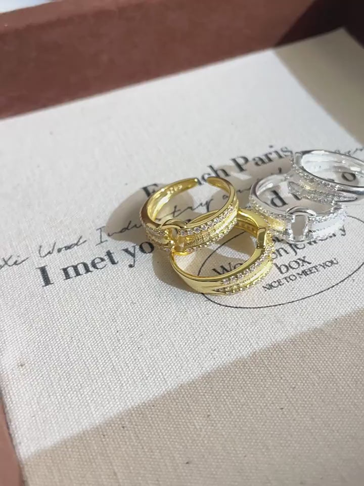 Ingot Toggle Adjustable Ring