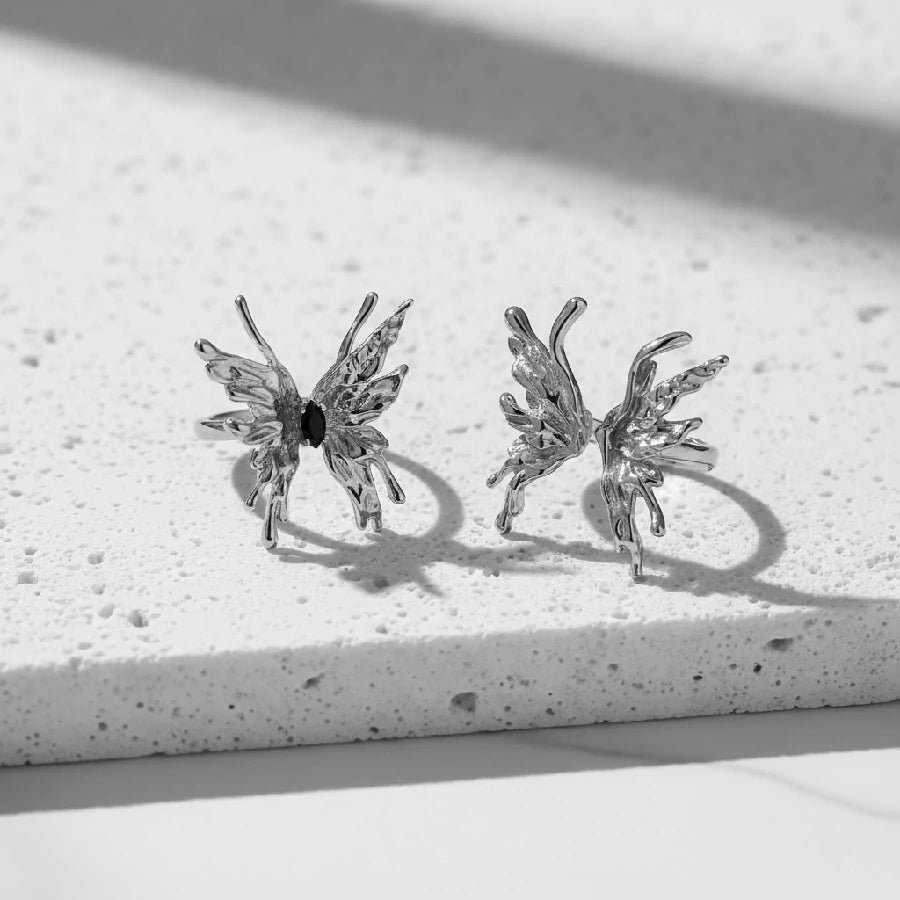 Adjustable Motion Butterfly Ring
