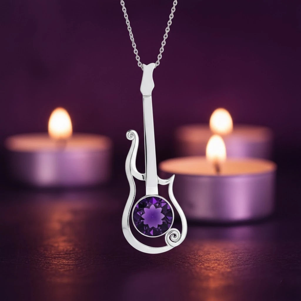 Purple Cloud Necklace