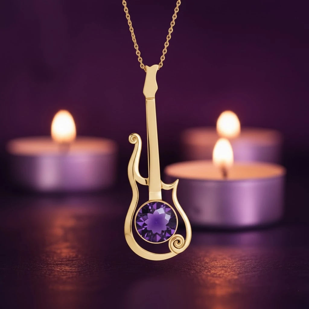 Purple Cloud Necklace