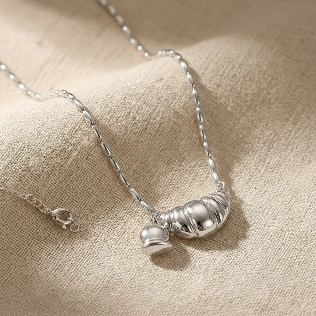 Croissant Pendant Necklace