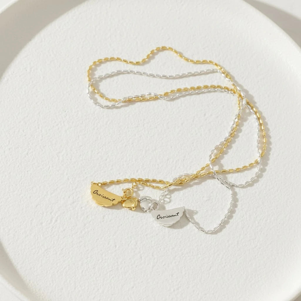 Croissant Pendant Necklace