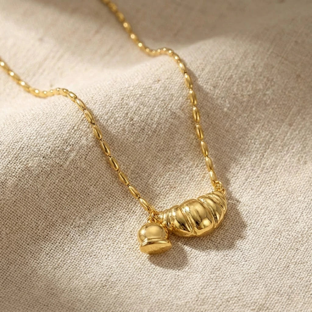 Croissant Pendant Necklace