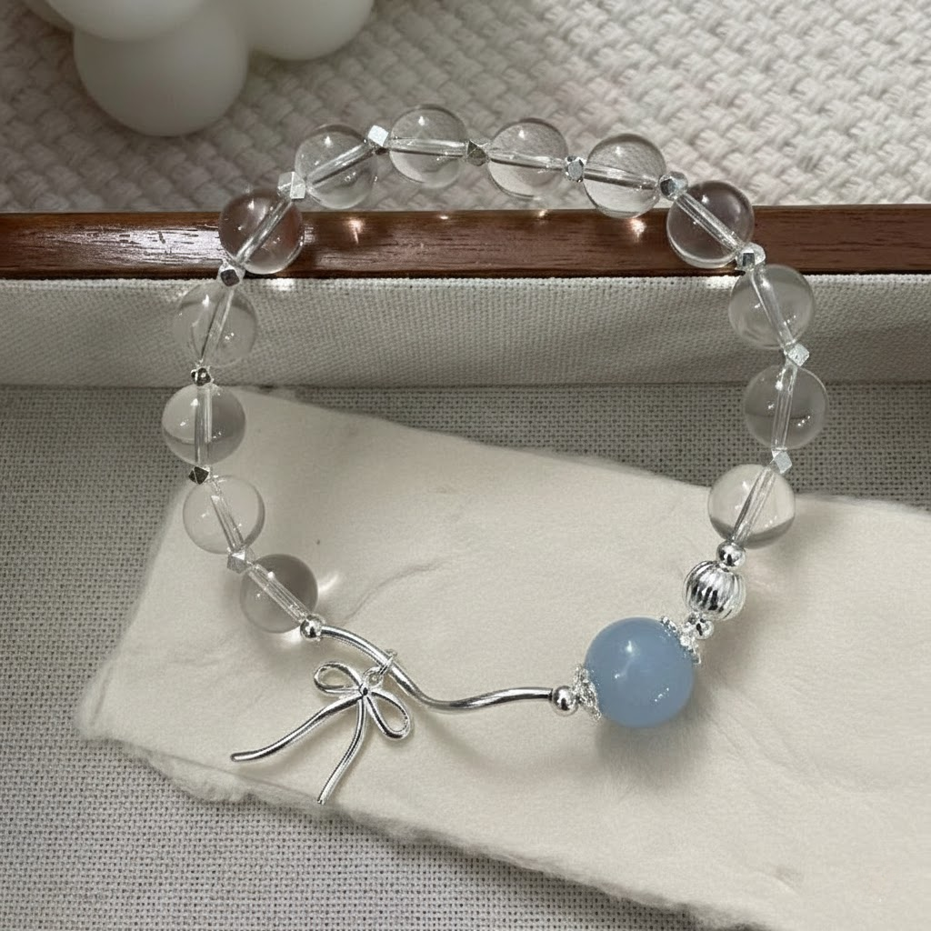 Oceanic Crystal Harmony Bracelet